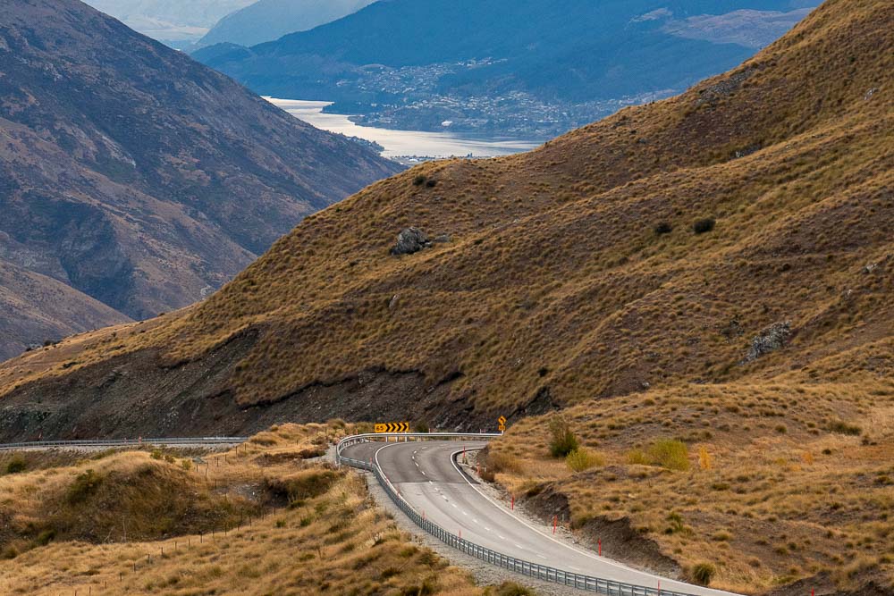 The Crown Range Road is the highest main road in New Zealand