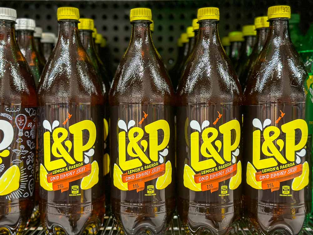 soft drink bottle called L&P