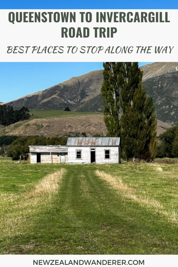 Queenstown to Invercargill Pinterest Cover
