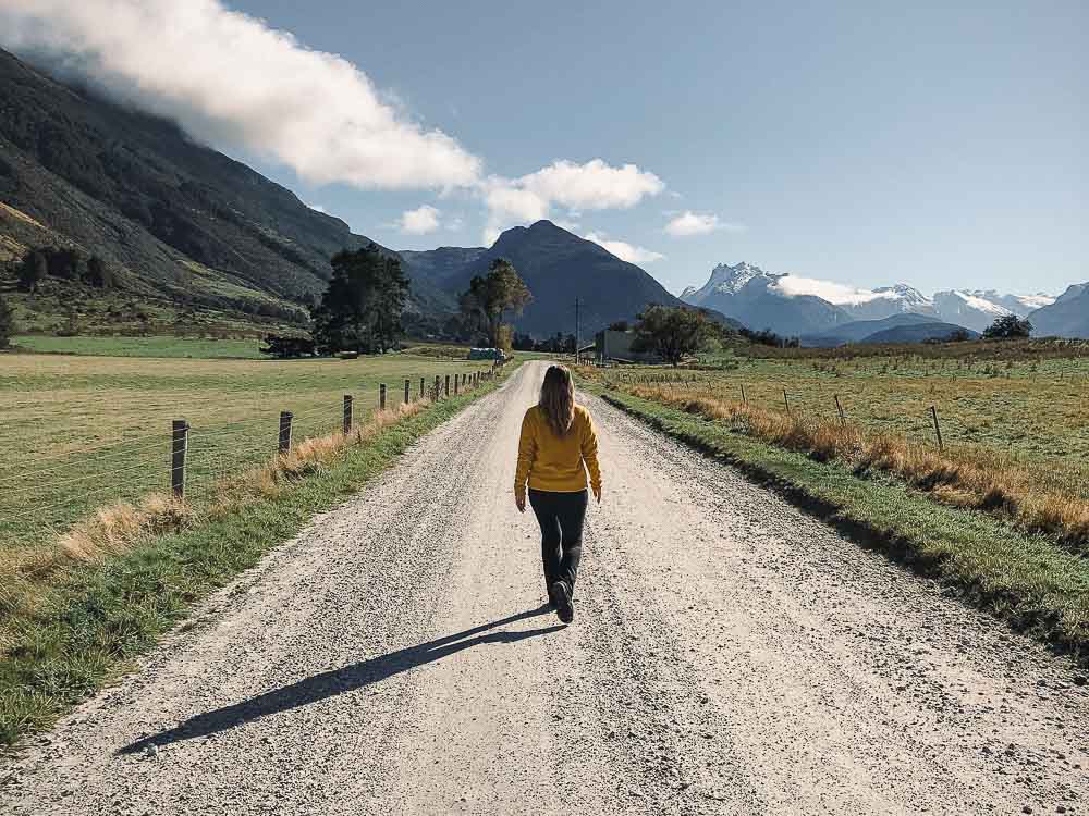 The Road to paradise in glenorchy