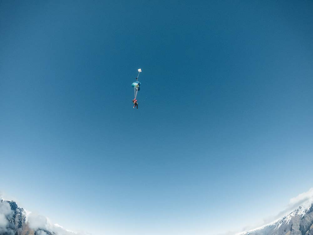 skydiving